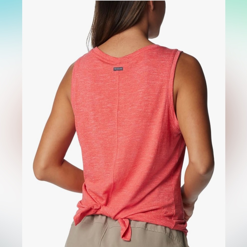 Columbia Women's Cades Cape Pink Sleeveless Tank Top in Juicy Size XS